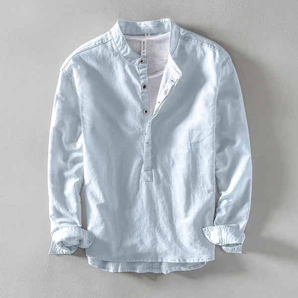 Ralph's Linen Mandarin Shirt