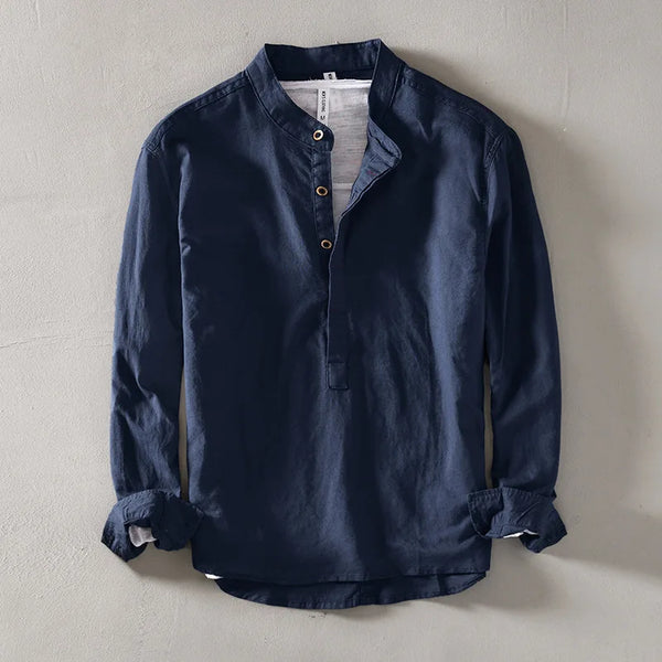 Ralph's Linen Mandarin Shirt