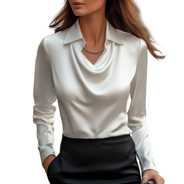 Serenelle Satin Blouse