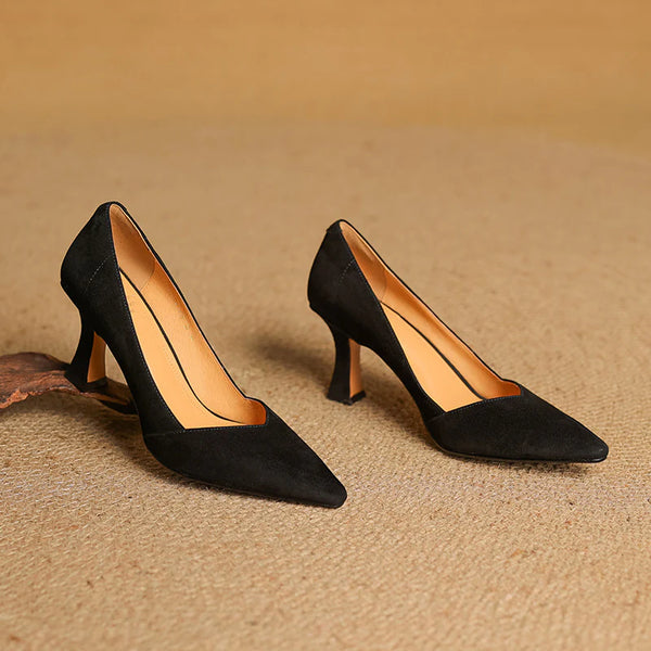 Averra Genuine Leather Heels