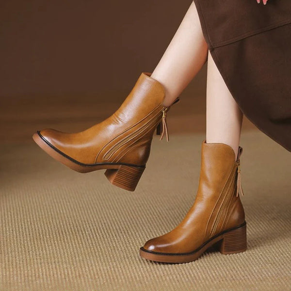 Caramel Ankle Boots